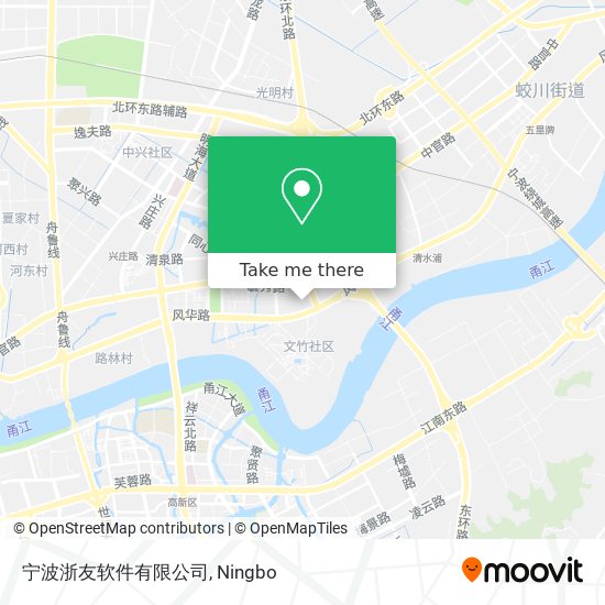 宁波浙友软件有限公司 map