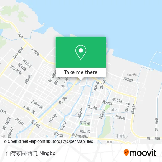 仙荷家园-西门 map