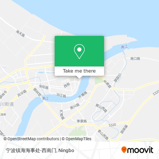 宁波镇海海事处-西南门 map