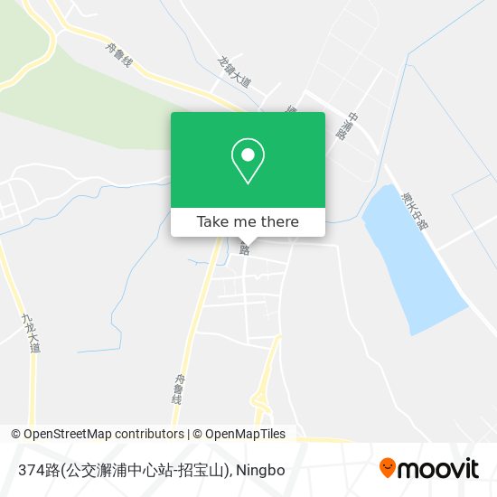 374路(公交澥浦中心站-招宝山) map