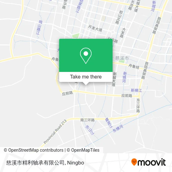 慈溪市精利轴承有限公司 map