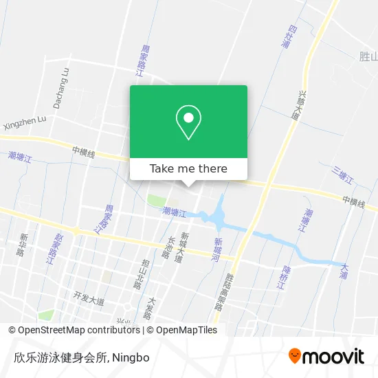 欣乐游泳健身会所 map