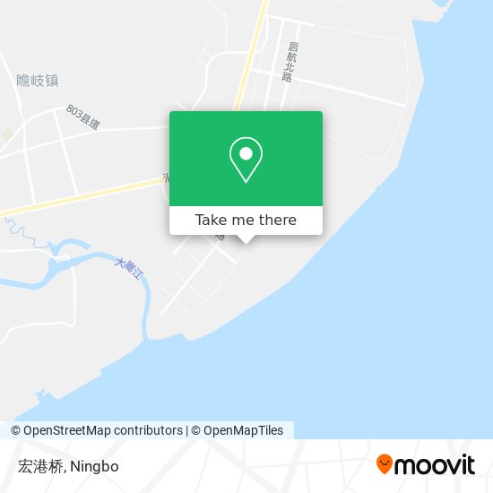 宏港桥 map