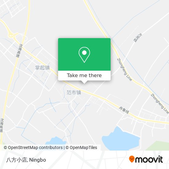 八方小店 map