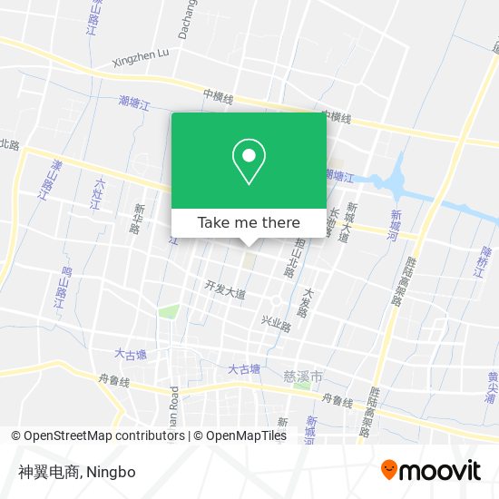 神翼电商 map