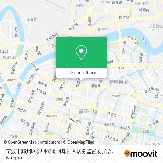 宁波市鄞州区新明街道明珠社区居务监督委员会 map