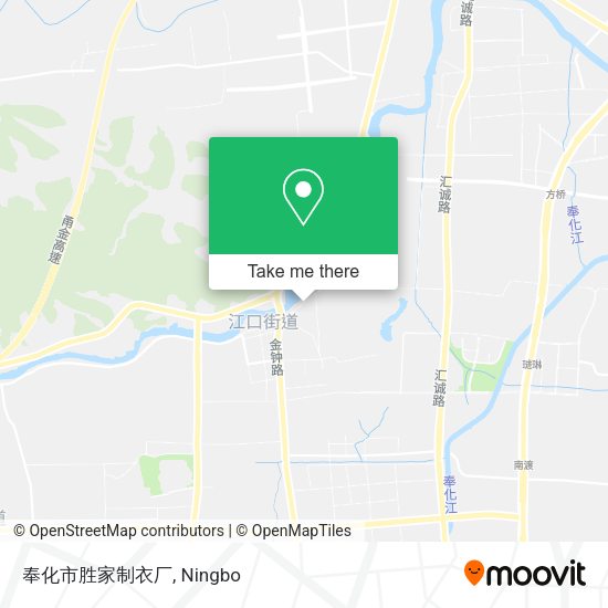 奉化市胜家制衣厂 map
