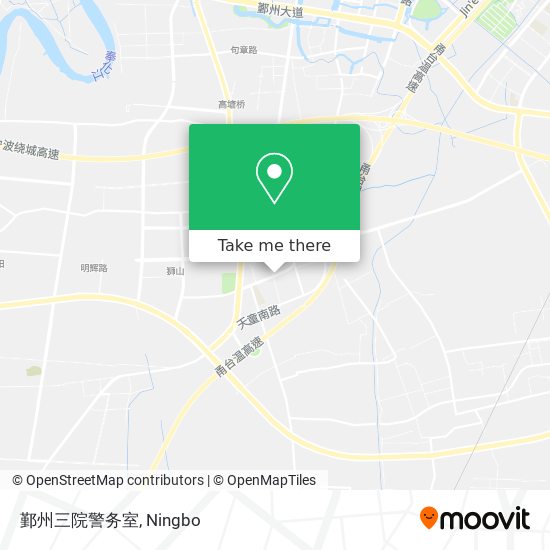 鄞州三院警务室 map