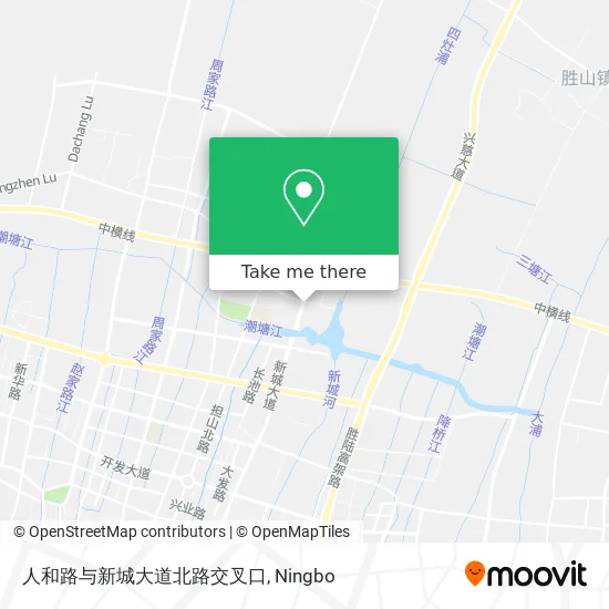 人和路与新城大道北路交叉口 map