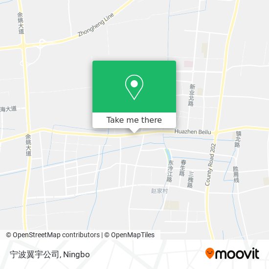宁波翼宇公司 map