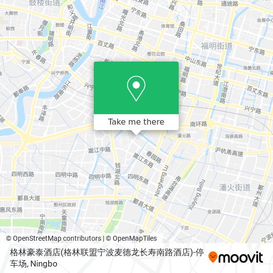 格林豪泰酒店(格林联盟宁波麦德龙长寿南路酒店)-停车场 map