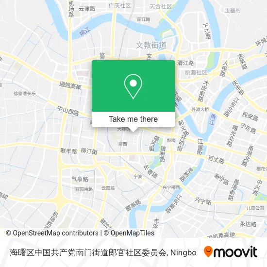 海曙区中国共产党南门街道郎官社区委员会 map