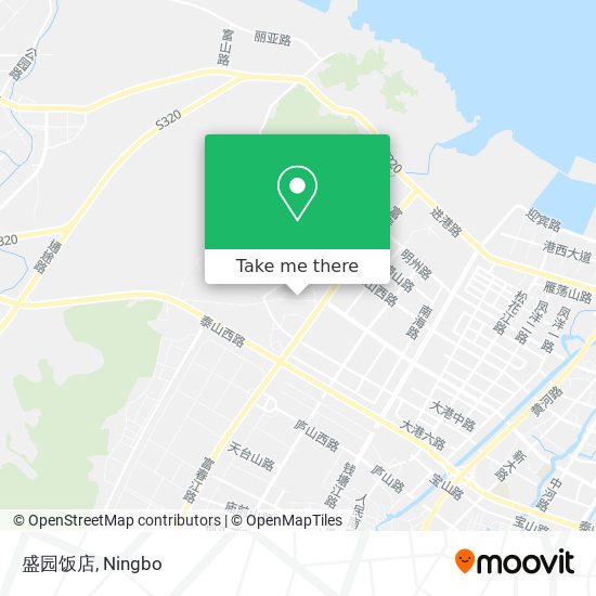 盛园饭店 map