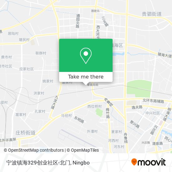 宁波镇海329创业社区-北门 map