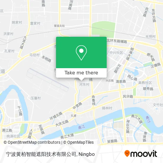 宁波黄柏智能遮阳技术有限公司 map
