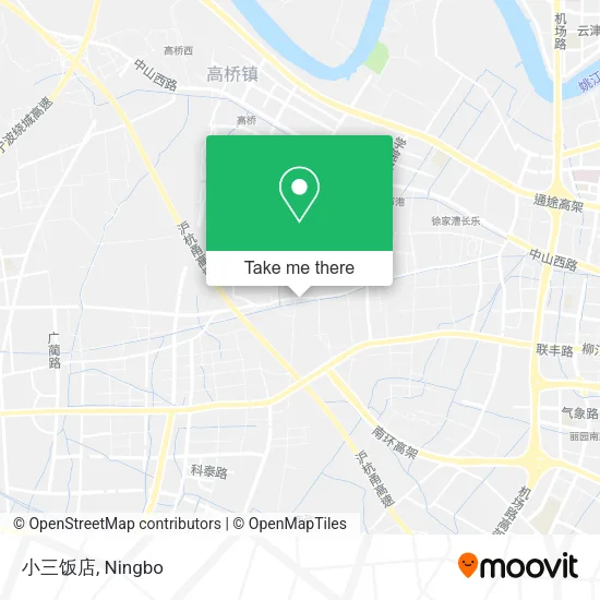 小三饭店 map