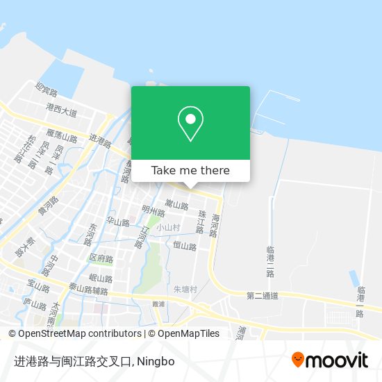 进港路与闽江路交叉口 map