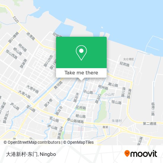 大港新村-东门 map