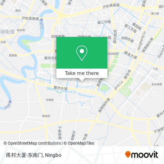 甬邦大厦-东南门 map