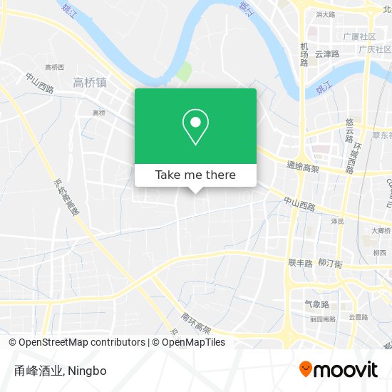 甬峰酒业 map