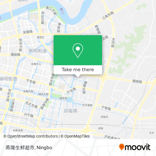 甬隆生鲜超市 map