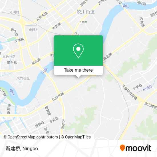 新建桥 map