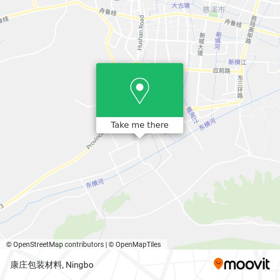 康庄包装材料 map