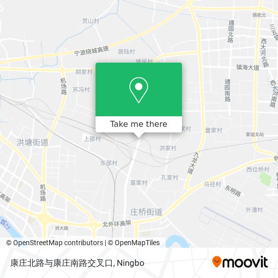 康庄北路与康庄南路交叉口 map