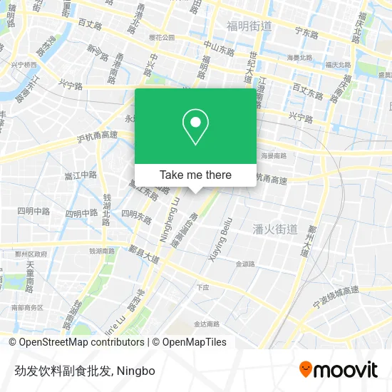 劲发饮料副食批发 map