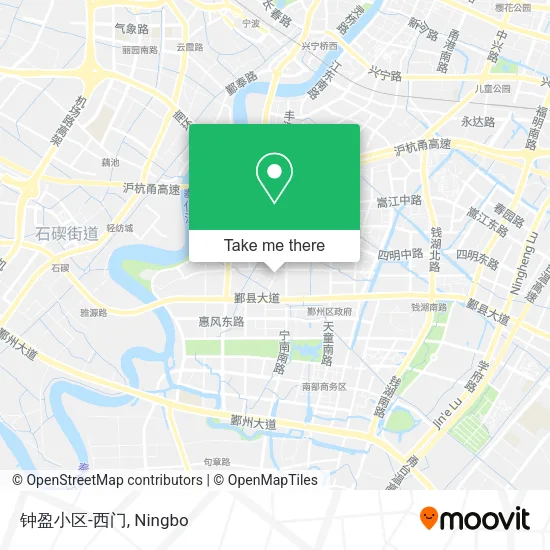 钟盈小区-西门 map