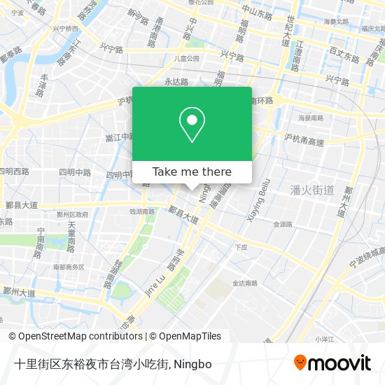 十里街区东裕夜市台湾小吃街 map
