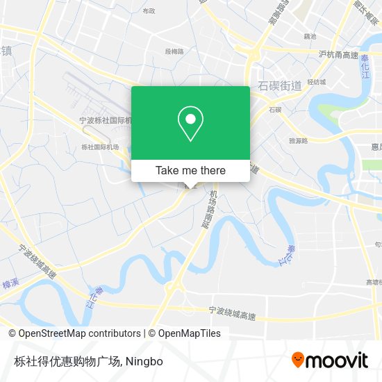 栎社得优惠购物广场 map