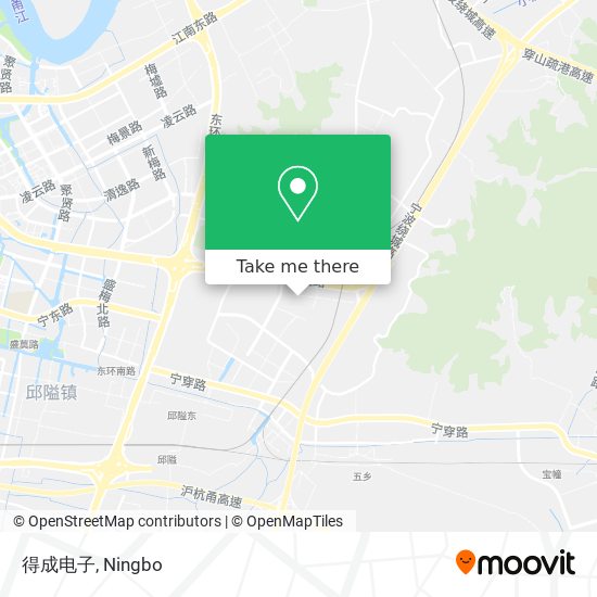 得成电子 map
