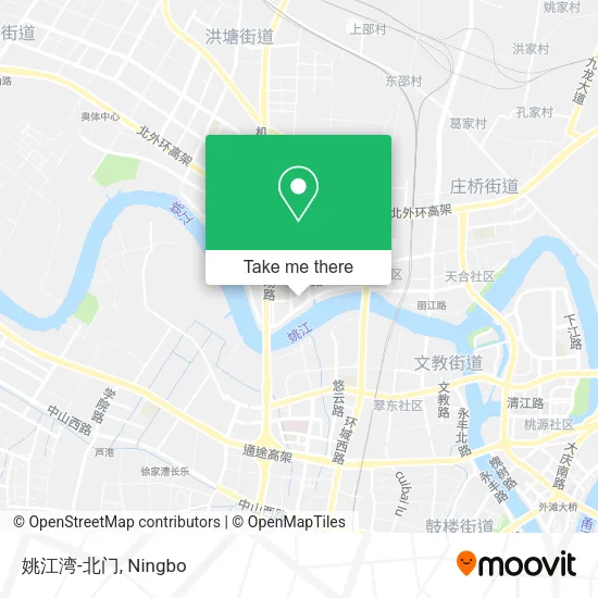 姚江湾-北门 map