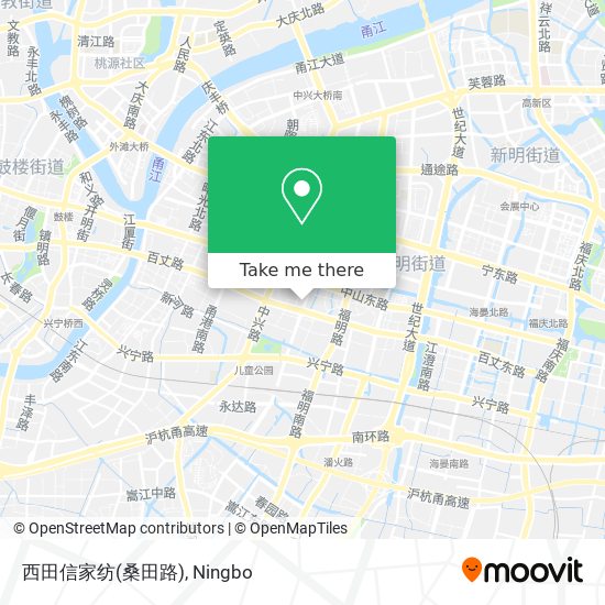 西田信家纺(桑田路) map