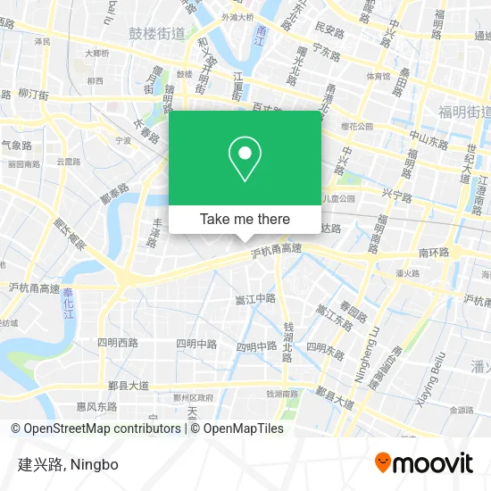 建兴路 map