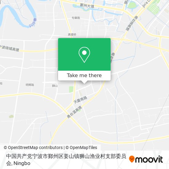 中国共产党宁波市鄞州区姜山镇狮山渔业村支部委员会 map