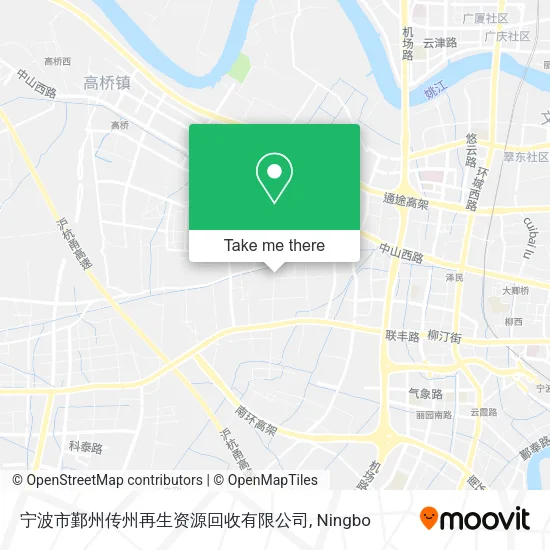 宁波市鄞州传州再生资源回收有限公司 map