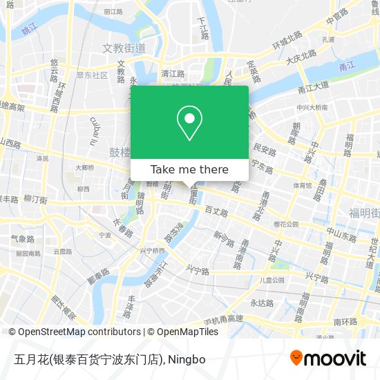 五月花(银泰百货宁波东门店) map