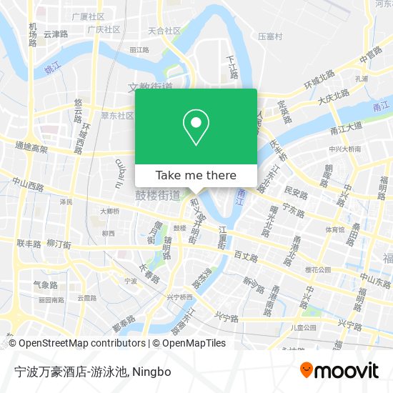 宁波万豪酒店-游泳池 map