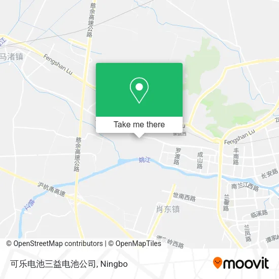 可乐电池三益电池公司 map