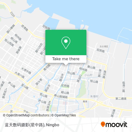 蓝天数码摄影(星中路) map