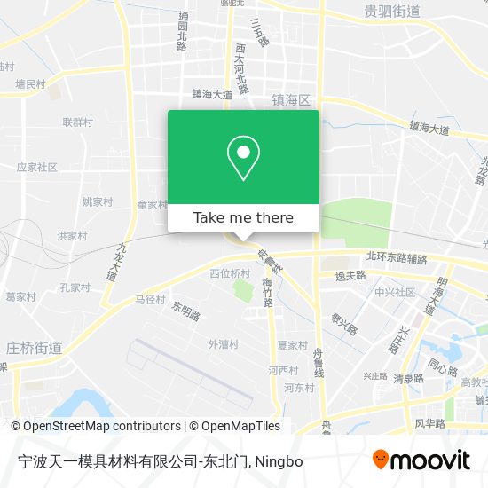 宁波天一模具材料有限公司-东北门 map