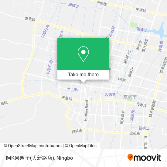 阿K果园子(大新路店) map