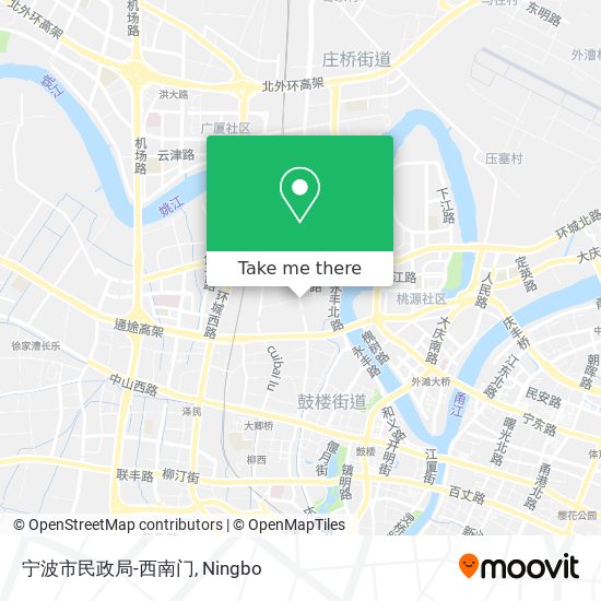 宁波市民政局-西南门 map