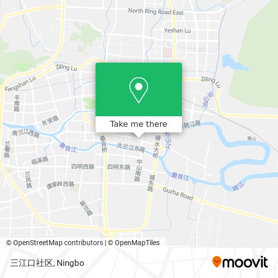 三江口社区 map