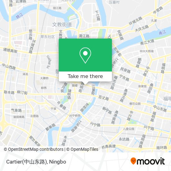 Cartier(中山东路) map