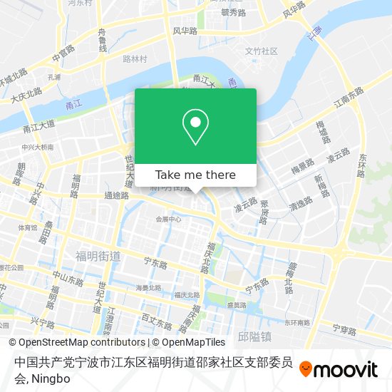 中国共产党宁波市江东区福明街道邵家社区支部委员会 map