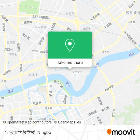 宁波大学教学楼 map