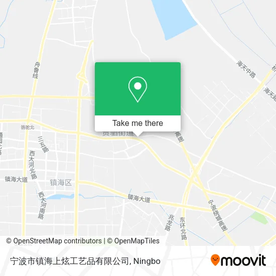 宁波市镇海上炫工艺品有限公司 map